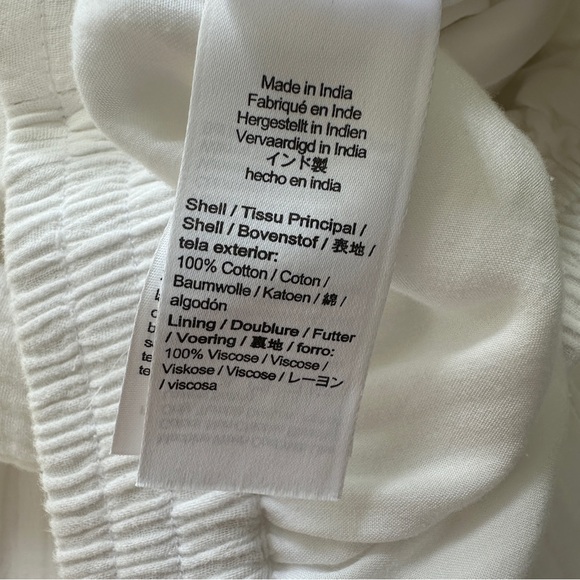 J. Crew Cotton Gauze Summer Pants Lightweight White Pant - Picture 7 of 9